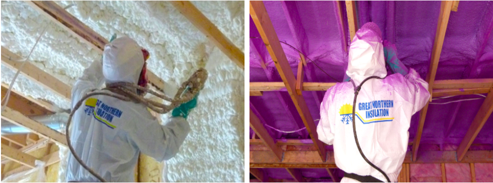spray foam insulation contractors attic installation professional great northern insulation