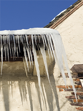 ice damming services prevention icicles roof
