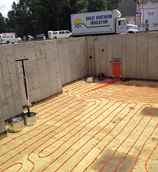 Under-Slab Spray Foam Insulation