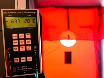 Pre-Drywall Blower Door Tests
