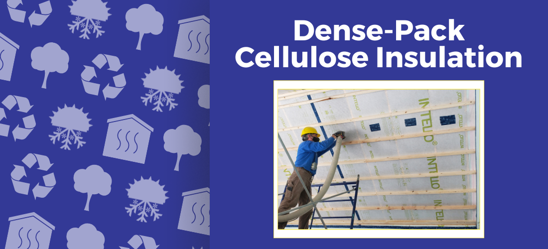 Dense-Pack cellulose insulation blog title photo