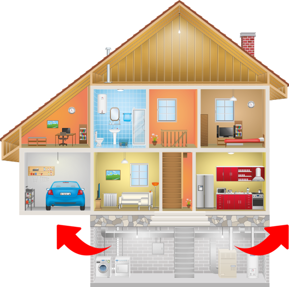 infographic, energy efficient home, air leakage, great northern insulation