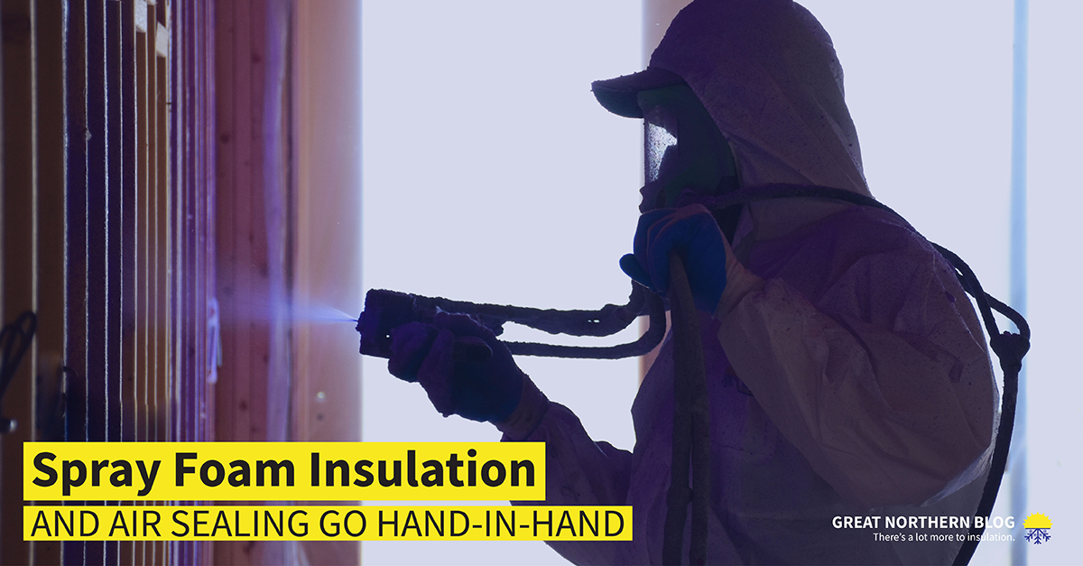spray foam insulation and air sealing